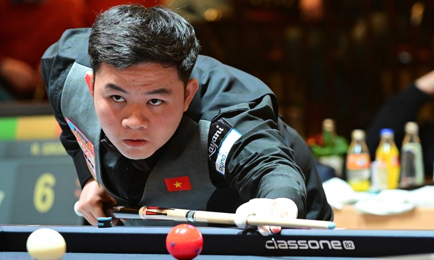 Tự hào bi-a Việt Nam: Bao Phương Vinh tung đường cơ 'ảo diệu' ghi 17 điểm tại World Cup - Ảnh 2.