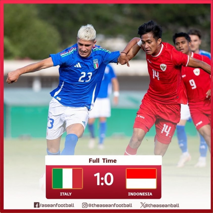 Đội trẻ Indonesia tham dự giải giao hữu toàn 'hàng khủng' tại Pháp, nhận kết cục cay đắng - Ảnh 2.