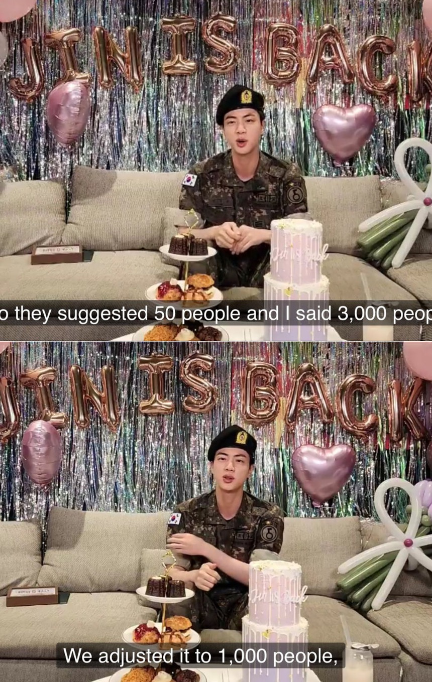 6 điểm nổi bật từ 'Comeback Weverse LIVE' cho thấy Jin BTS vẫn là một chàng trai đáng yêu như xưa - Ảnh 9.