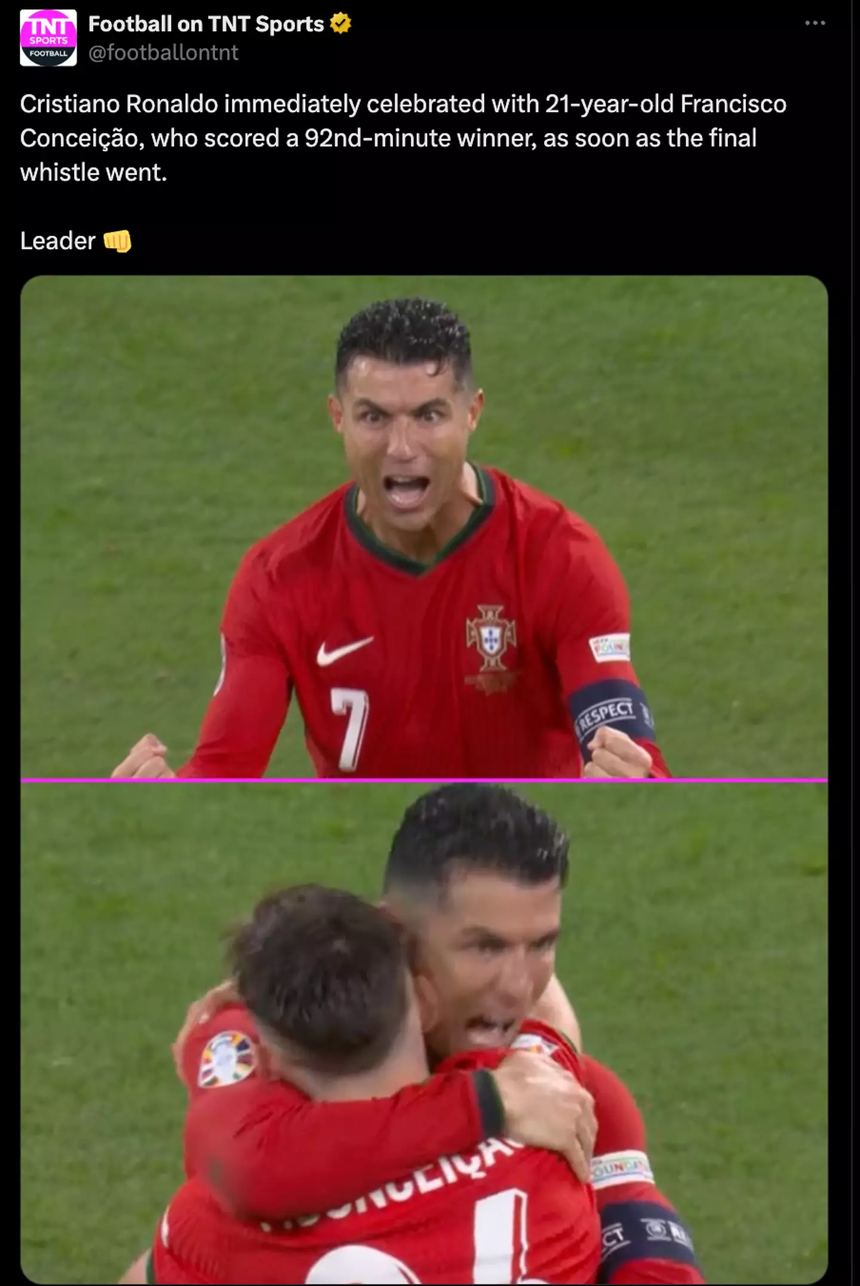 Ronaldo làm điều khiến fan thích thú, ca ngợi hành động còn đẹp và ý nghĩa hơn cả ghi bàn - Ảnh 1.