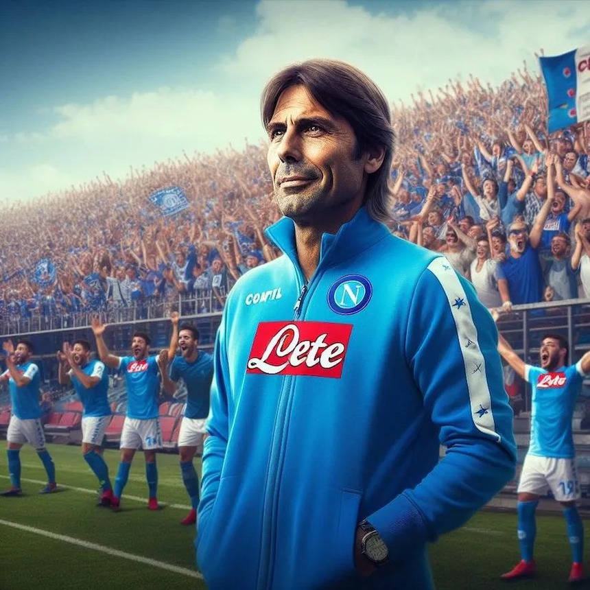 Napoli bổ nhiệm HLV Antonio Conte: “Chơi lớn”, cựu vương quyết trở lại - Ảnh 1.