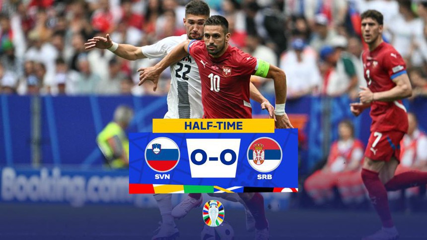 TRỰC TIẾP bóng đá Slovenia vs Serbia (Link VTV2, VTV6, TV360), xem EURO 2024: Cột dọc cứu thua - Ảnh 4.