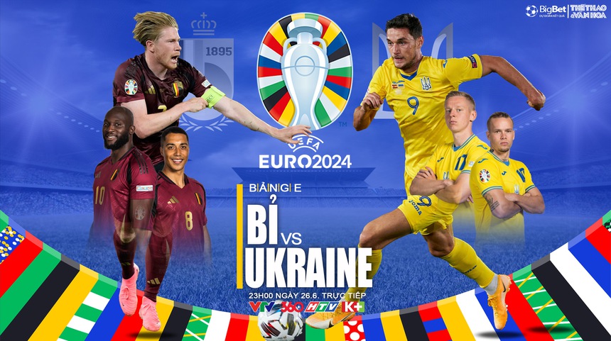 Nhận định bóng đá Bỉ vs Ukraine (23h00, 26/6), lượt cuối bảng E EURO 2024 - Ảnh 2.
