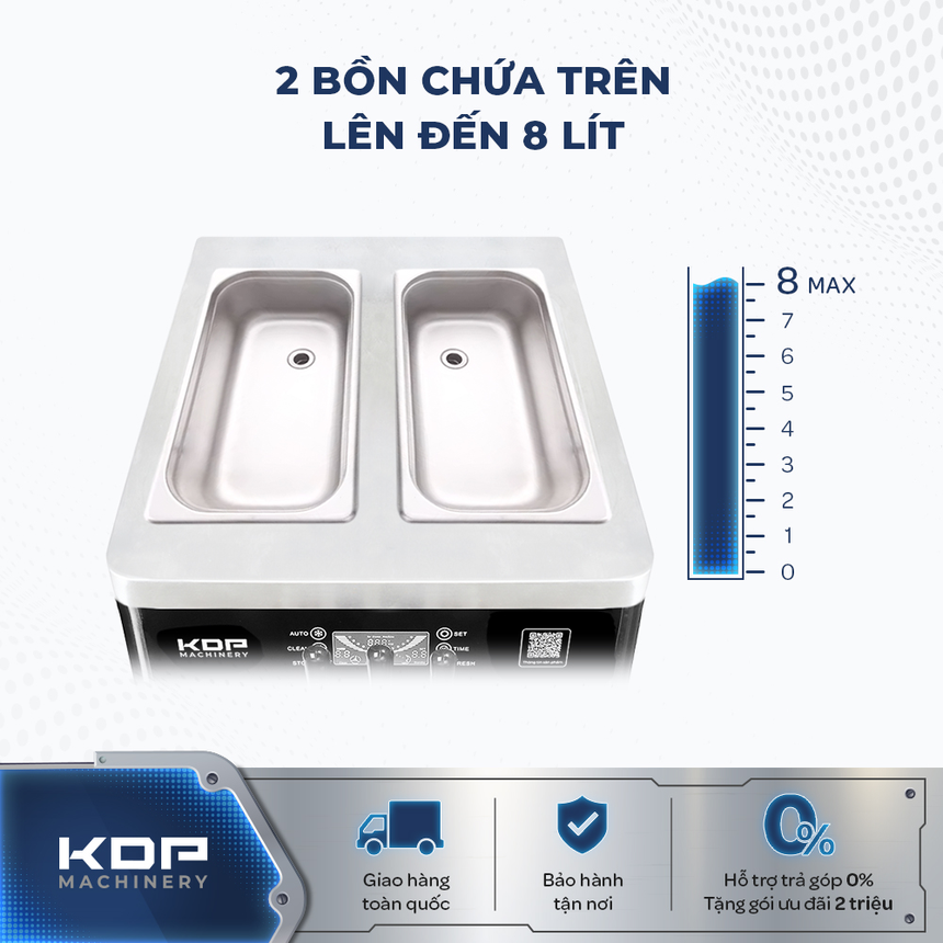 Tìm hiểu về máy làm kem tươi KDP Machinery thuộc Italio: Các thành phần, chức năng cơ bản - Ảnh 2.