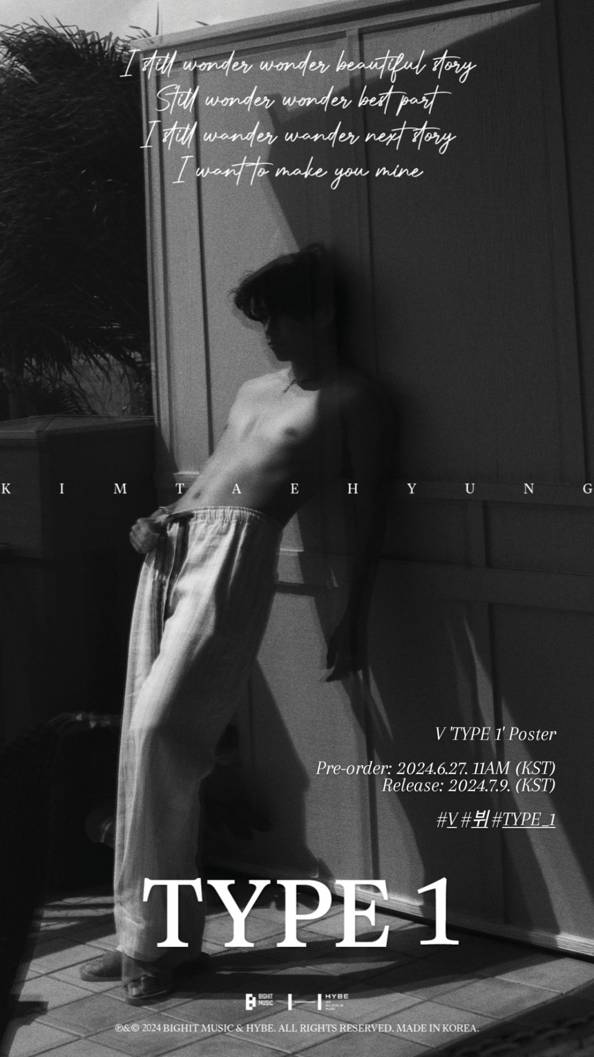 V BTS khiến ARMY ngạc nhiên với bộ ảnh cởi trần cho dự án mới "TYPE 1" - Ảnh 3.