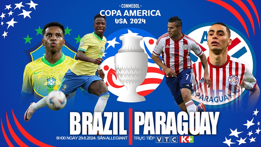 Nhận định bóng đá Brazil vs Paraguay (08h00, 29/6), vòng bảng Copa America - Ảnh 1. Brazil vs Paraguay