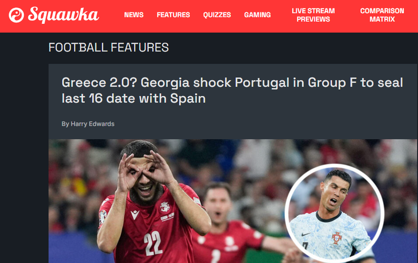 Báo chí quốc tế gọi Georgia là 'Hy Lạp 2.0', đồng loạt ca ngợi sau chiến tích lịch sử tại EURO 2024 - Ảnh 2.