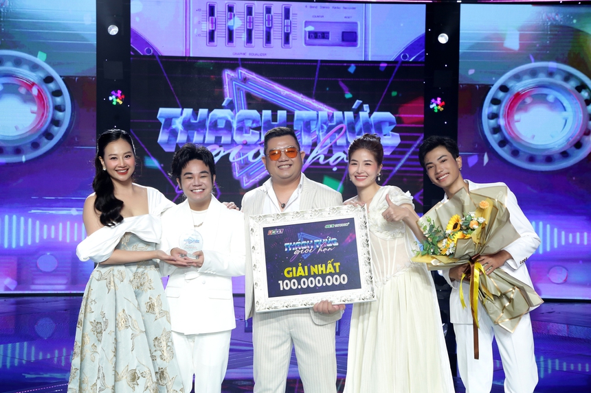 Producer Tuấn Mario đăng quang Thách Thức Giới Hạn 2024 cùng học trò Nguyễn Huy - Ảnh 4. Producer Tuấn Mario đăng quang Thách Thức Giới Hạn 2024 cùng học trò Nguyễn Huy - Ảnh 4.