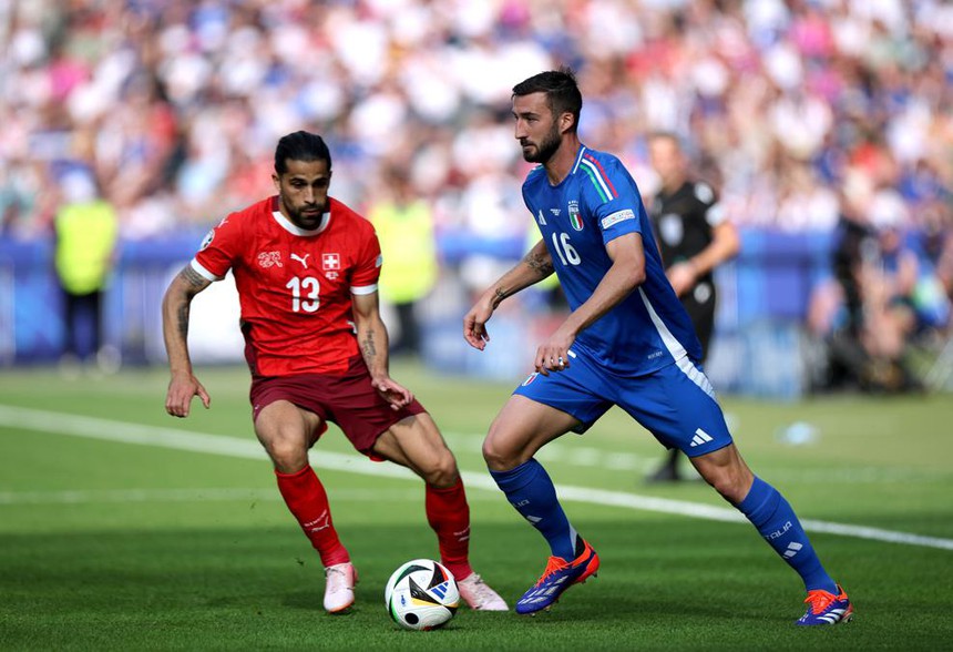 TRỰC TIẾP bóng đá VTV5 VTV6 Thụy Sĩ vs Ý: Siêu phẩm chôn vùi người Ý (Hết giờ) - Ảnh 15.