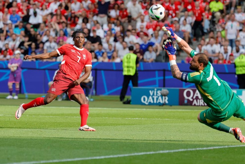 TRỰC TIẾP bóng đá VTV5 VTV6 Thụy Sĩ vs Ý: Siêu phẩm chôn vùi người Ý (Hết giờ) - Ảnh 12.