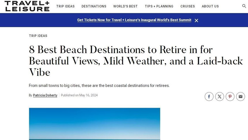 Nha Trang lọt top 8 thành phố ven biển đẹp nhất thế giới dành cho người nghỉ hưu - Ảnh 2.