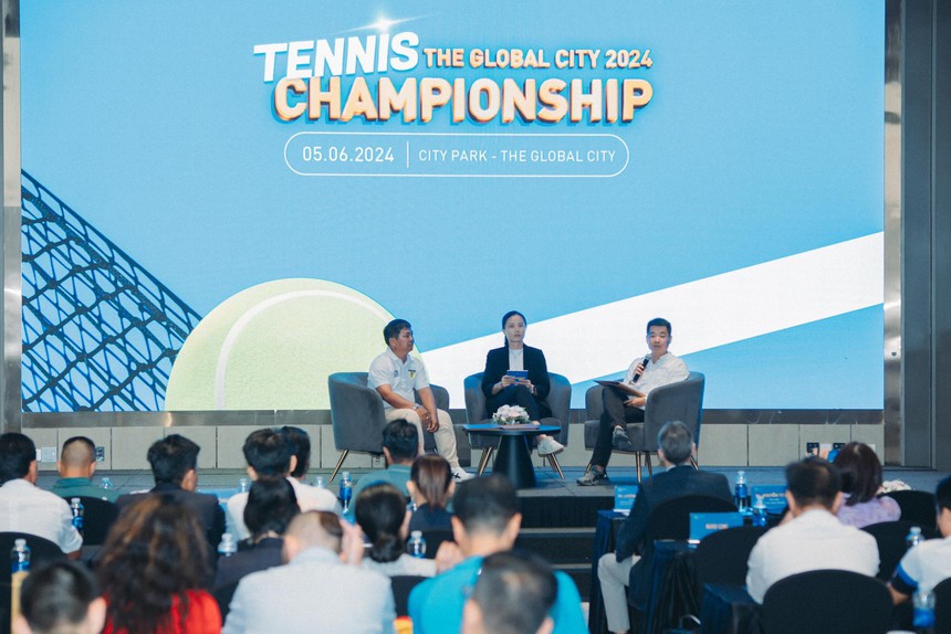 Giải thưởng lớn ở giải vô địch quần vợt The Global City 2024 - Ảnh 2.