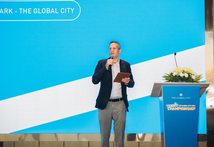 Giải thưởng lớn ở giải vô địch quần vợt The Global City 2024 - Ảnh 1.