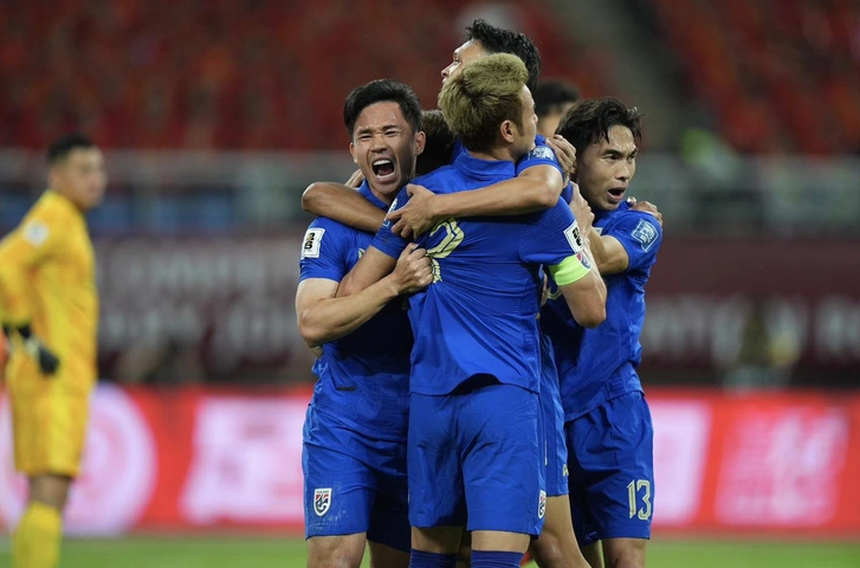 Thái Lan hòa Trung Quốc 1-1 ở vòng loại thứ 2 World Cup 2026, vẫn còn hi vọng đi tiếp