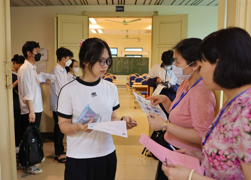 Phổ điểm kỳ thi đánh giá năng lực của Đại học Quốc gia Hà Nội năm 2024 - Ảnh 1.