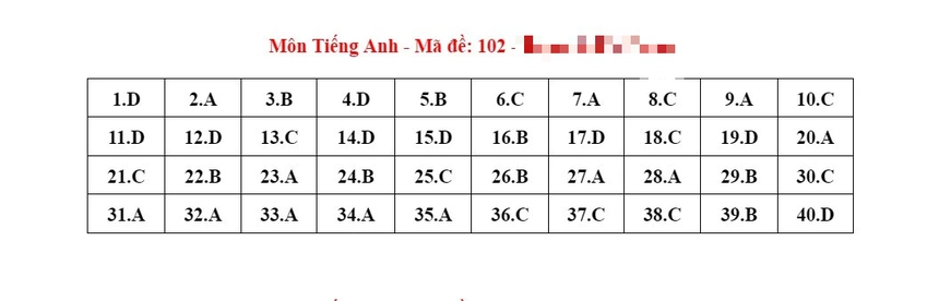 Đáp án đầy đủ đề thi tiếng Anh vào 10 Hà Nội năm 2024 - Ảnh 6.