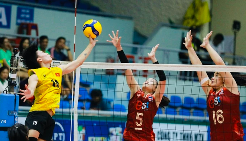 Bóng chuyền nữ Việt Nam thua chóng vánh Thái Lan tại giải châu Á - Ảnh 1.