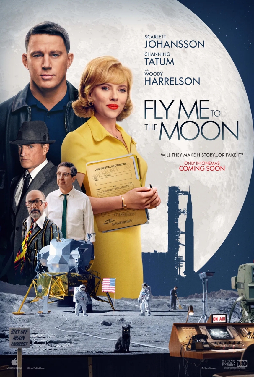 Phim "Fly Me To The Moon": Mối tình lãng mạn giữa cuộc đua vào không gian - Ảnh 2.