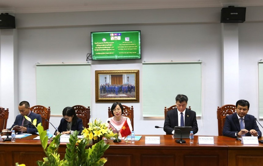 Thông tấn xã Việt Nam và Thông tấn xã Campuchia tăng cường hợp tác nghiệp vụ - Ảnh 2.