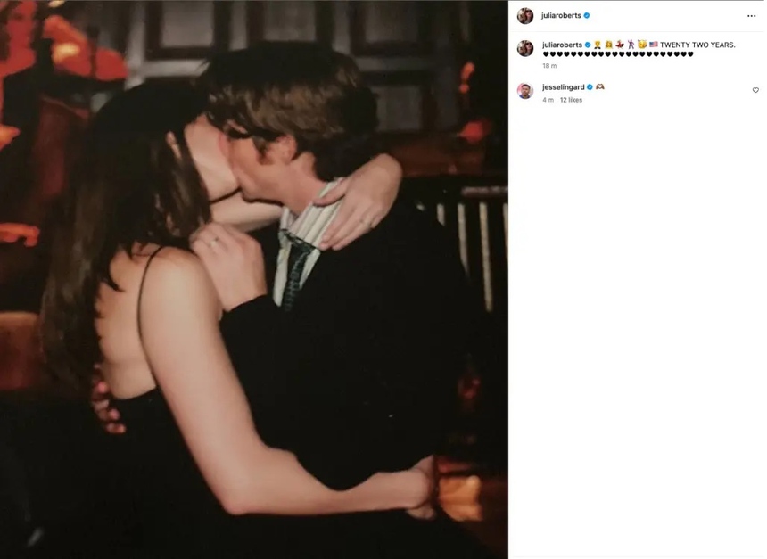 Julia Roberts và chồng có buổi hẹn hò đáng kinh ngạc tại Wimbledon sau kỷ niệm 22 năm ngày cưới - Ảnh 4. Julia Roberts và chồng có buổi hẹn hò đáng kinh ngạc tại Wimbledon sau kỷ niệm 22 năm ngày cưới - Ảnh 4.