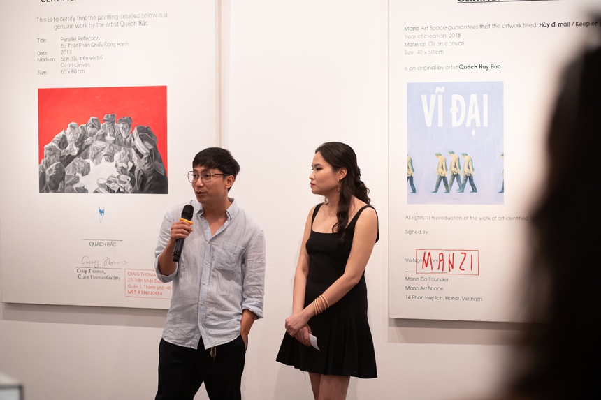 “Tạm biệt nghệ thuật”: Triển lãm độc đáo của họa sĩ Quách Bắc - Ảnh 1. “Tạm biệt nghệ thuật”: Triển lãm độc đáo của họa sĩ Quách Bắc - Ảnh 1.