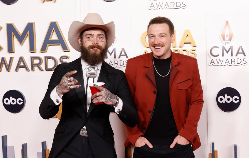 Post Malone và Morgan Wallen đạt kỳ tích trong năm 2024 - Ảnh 1.