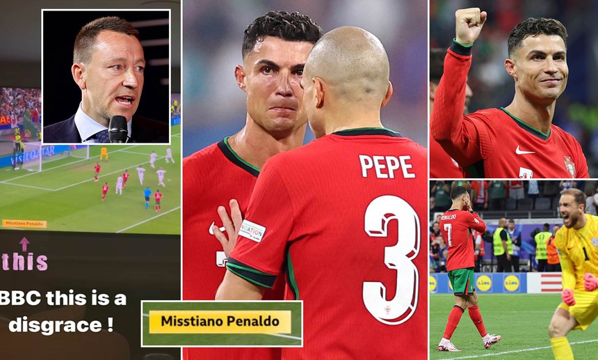 Chế giễu Ronaldo đá hỏng phạt đền trước Slovenia, đài nổi tiếng của Anh nhận cơn mưa 'gạch đá' - Ảnh 1. Chế giễu Ronaldo đá hỏng phạt đền trước Slovenia, đài nổi tiếng của Anh nhận cơn mưa 'gạch đá' - Ảnh 1.