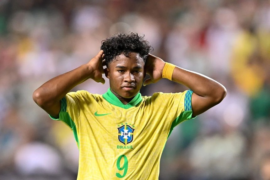 Cuộc dấn thân của Endrick ở Bernabeu - Ảnh 1. Cuộc dấn thân của Endrick ở Bernabeu - Ảnh 1.