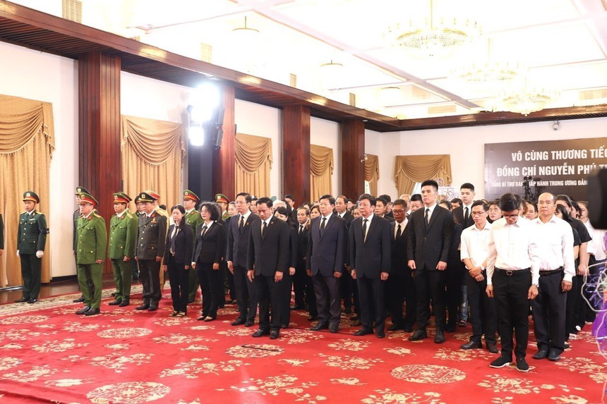 Lễ Quốc tang Tổng Bí thư Nguyễn Phú Trọng: Hơn 5.600 đoàn trong nước và quốc tế đến viếng - Ảnh 7.