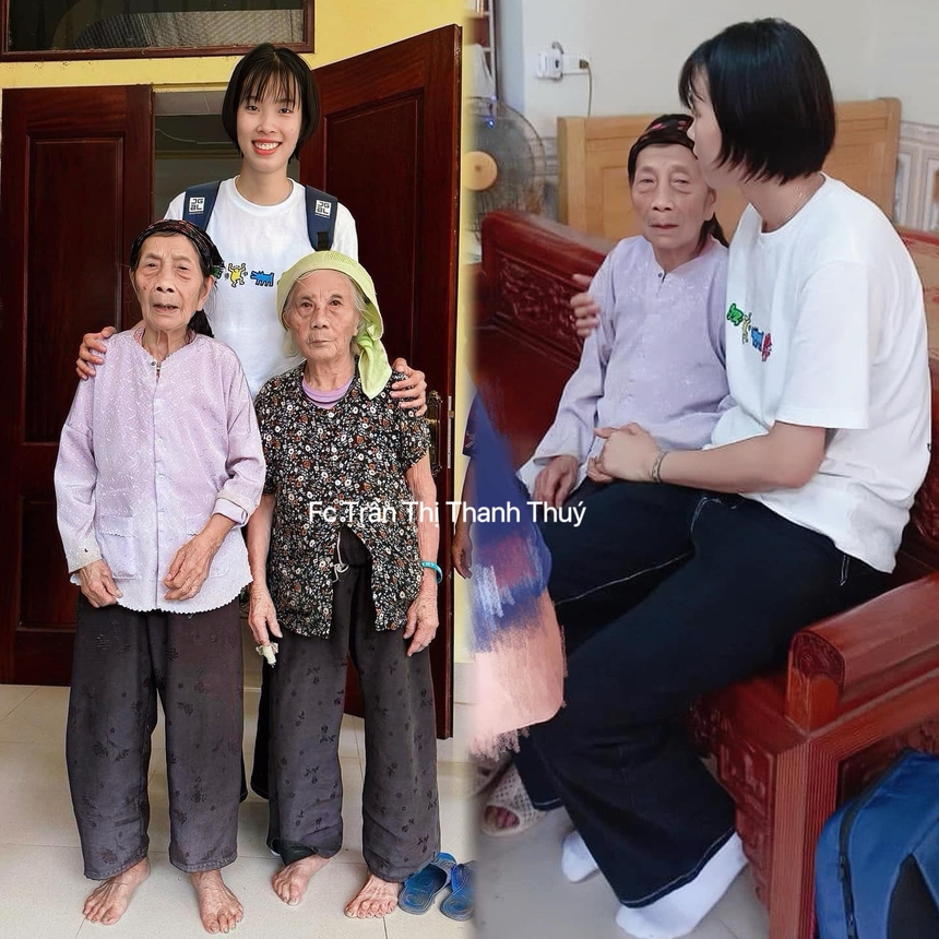 Xúc động khoảnh khắc Trần Thị Thanh Thúy thăm người thân trước ngày lên đường sang châu Âu chinh phục 'cường quốc bóng chuyền' - Ảnh 1. Xúc động khoảnh khắc Trần Thị Thanh Thúy thăm người thân trước ngày lên đường sang châu Âu chinh phục 'cường quốc bóng chuyền' - Ảnh 1.