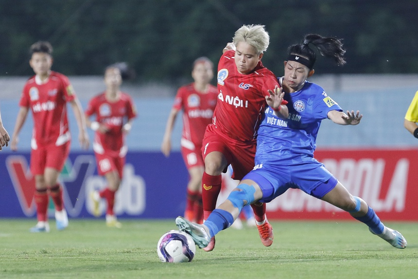 "Hotgirl" Thanh Nhã cùng Hà Nội 1 mất ngôi nhì bảng giải bóng đá nữ VĐQG 2024 - Ảnh 2.