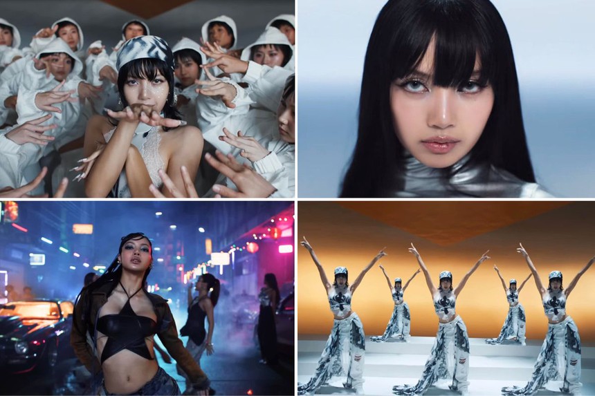 Lisa Blackpink thể hiện thành công khả năng âm nhạc của mình và khái niệm Y3K với "Rockstar" - Ảnh 3. Lisa Blackpink thể hiện thành công khả năng âm nhạc của mình và khái niệm Y3K với "Rockstar" - Ảnh 3.