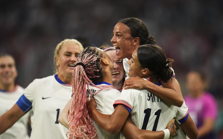 Olympic 2024, Bóng đá nữ Olympic: Mỹ vẫn là thế lực đáng gờm - Ảnh 1. Olympic 2024, Bóng đá nữ Olympic: Mỹ vẫn là thế lực đáng gờm - Ảnh 1.