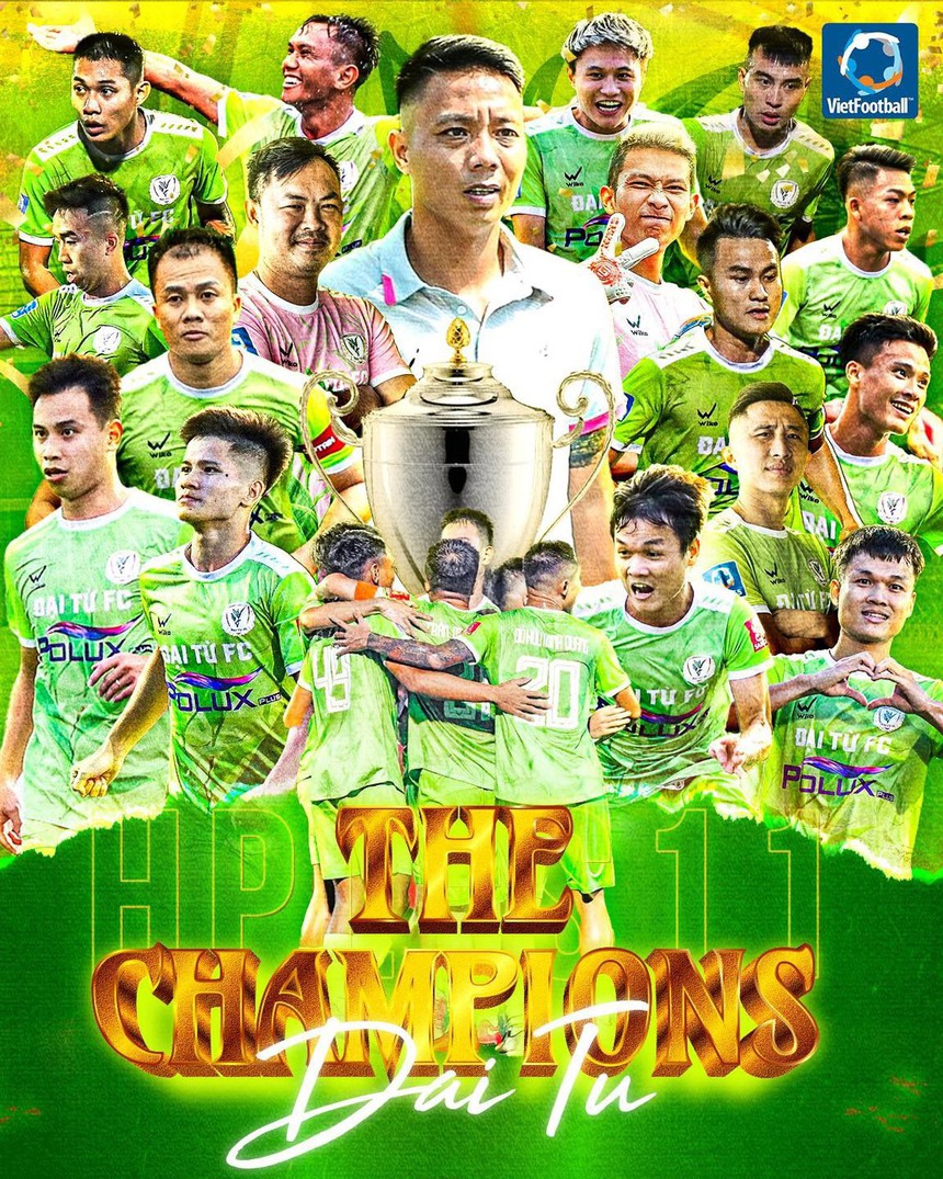 Đại Từ FC vô địch giải bóng đá 7 người vô địch quốc gia 2024 - Ảnh 1. Đại Từ FC vô địch giải bóng đá 7 người vô địch quốc gia 2024 - Ảnh 1.