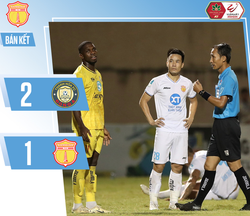 Bán kết Cúp Quốc Gia 2023/24: Thanh Hoá thể hiện cái duyên nhà vô địch - Ảnh 2.