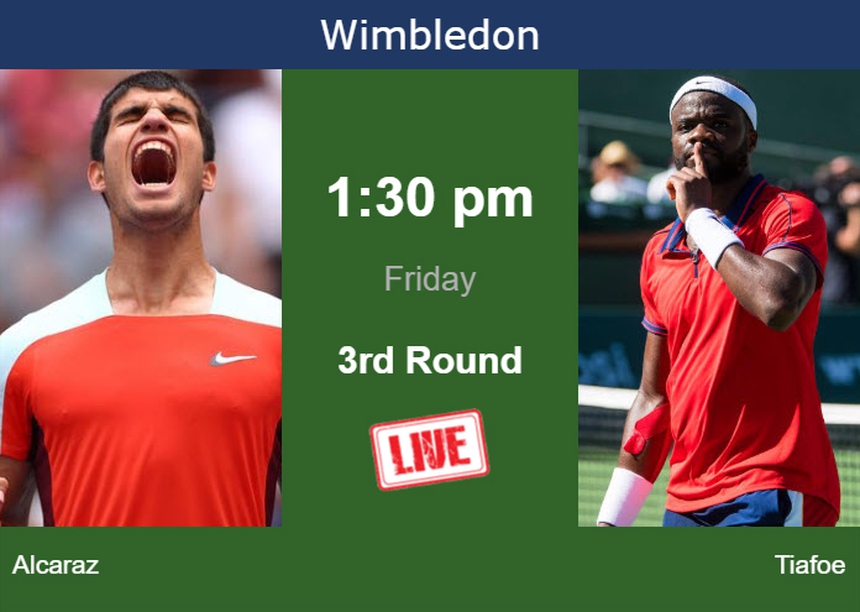 Link xem trực tiếp Alcaraz vs Tiafoe