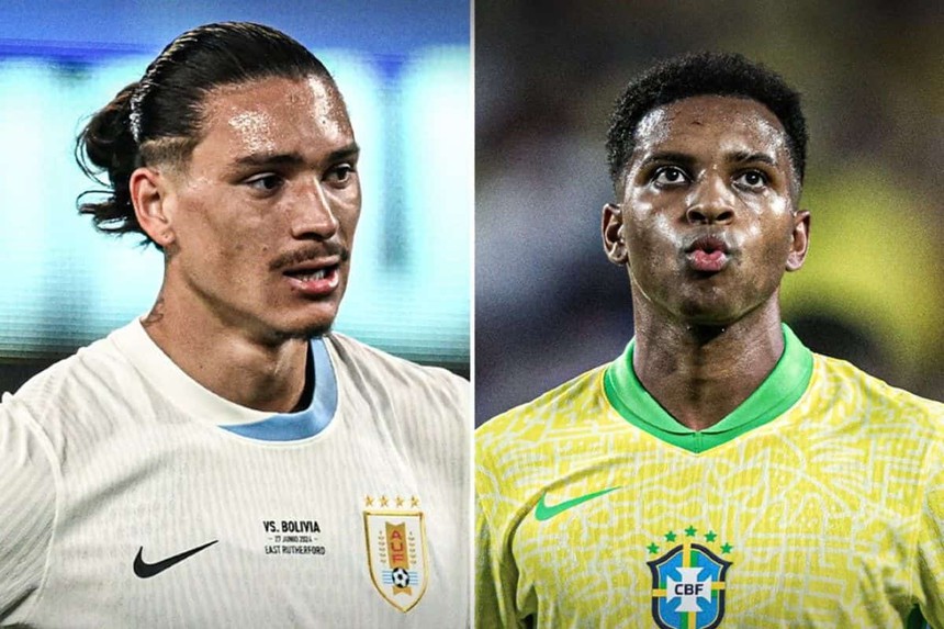 Link xem trực tiếp bóng đá Uruguay vs Brazil, tứ kết Copa America 2024 (8h00 hôm nay) - Ảnh 4.