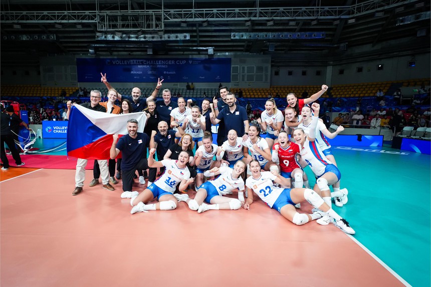 CH Séc vô địch bóng chuyền nữ Challenger Cup 2024 sau khi đánh bại Puerto Rico 3-1 trong trận chung kết