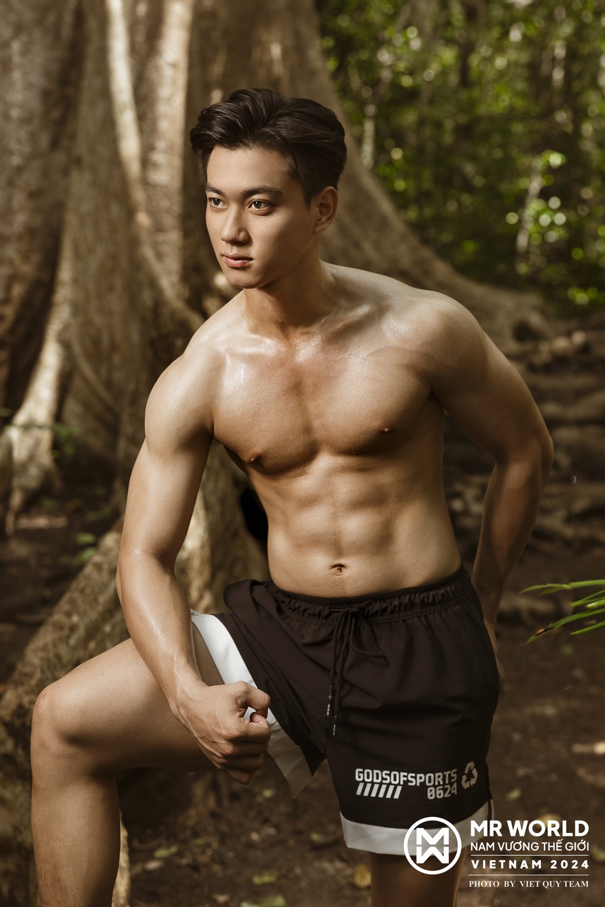 Cận cảnh hình thể Top 29 thí sinh Mr World Vietnam 2024 - Ảnh 3. Cận cảnh hình thể Top 29 thí sinh Mr World Vietnam 2024 - Ảnh 3.