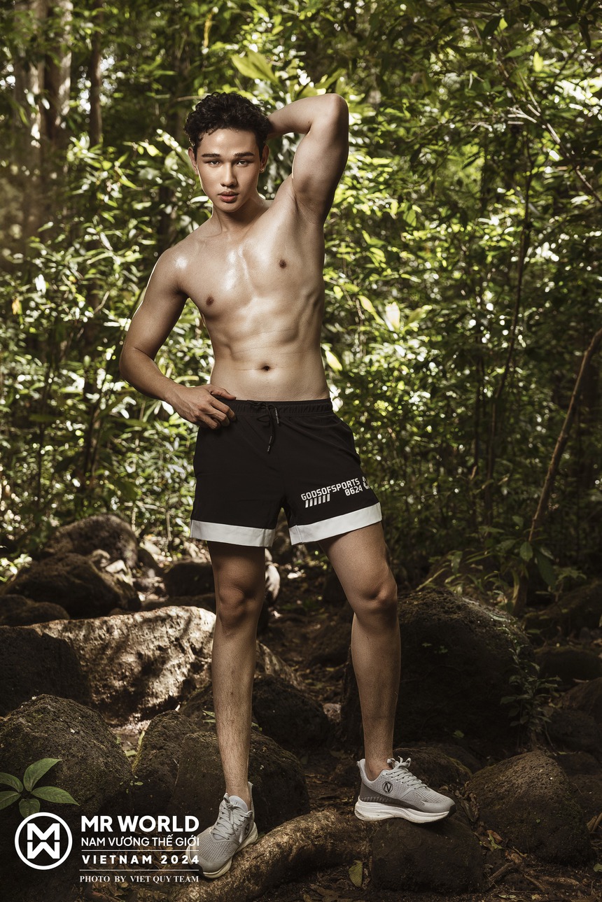 Cận cảnh hình thể Top 29 thí sinh Mr World Vietnam 2024 - Ảnh 4. Cận cảnh hình thể Top 29 thí sinh Mr World Vietnam 2024 - Ảnh 4.