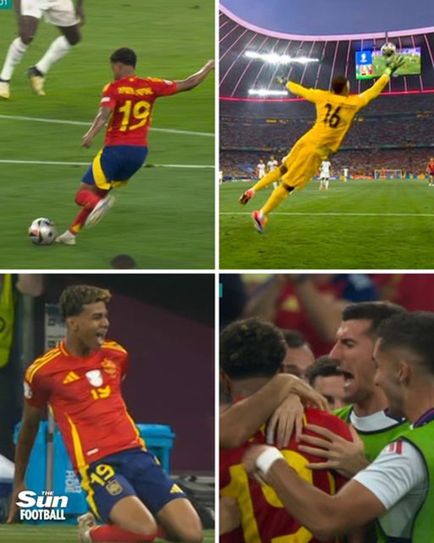 Thần đồng Tây Ban Nha lập siêu phẩm vào lưới tuyển Pháp, đánh dấu hai kỷ lục cực kỳ đặc biệt - Ảnh 1.