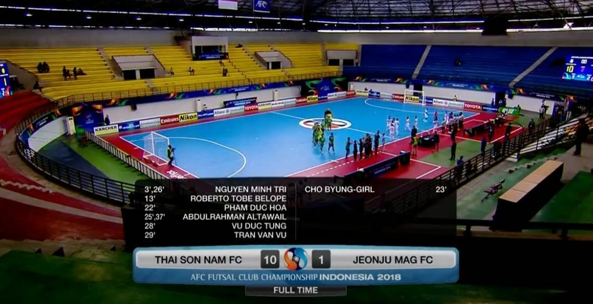 CLB Việt Nam ghi 10 bàn vào lưới nhà vô địch Hàn Quốc, thắng ngoạn mục ở trận ra quân giải châu Á - Ảnh 2. CLB Việt Nam ghi 10 bàn vào lưới nhà vô địch Hàn Quốc, thắng ngoạn mục ở trận ra quân giải châu Á - Ảnh 2.