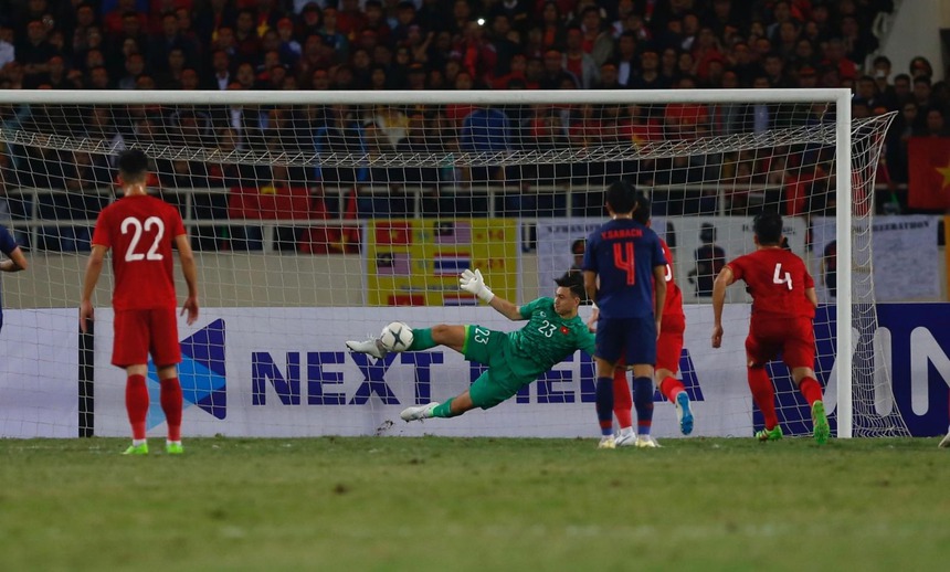 Văn Lâm xuất sắc cản 11m khiến ngôi sao số 1 của ĐT Thái Lan phải lắc đầu ngao ngán - Ảnh 2. Văn Lâm xuất sắc cản 11m khiến ngôi sao số 1 của ĐT Thái Lan phải lắc đầu ngao ngán - Ảnh 2.