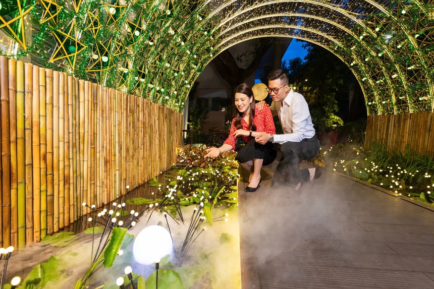 "Thu vàng trong vườn phố": Cánh đồng lúa chín đặc biệt ở giữa Hà Nội mùa Trung thu - Ảnh 10.