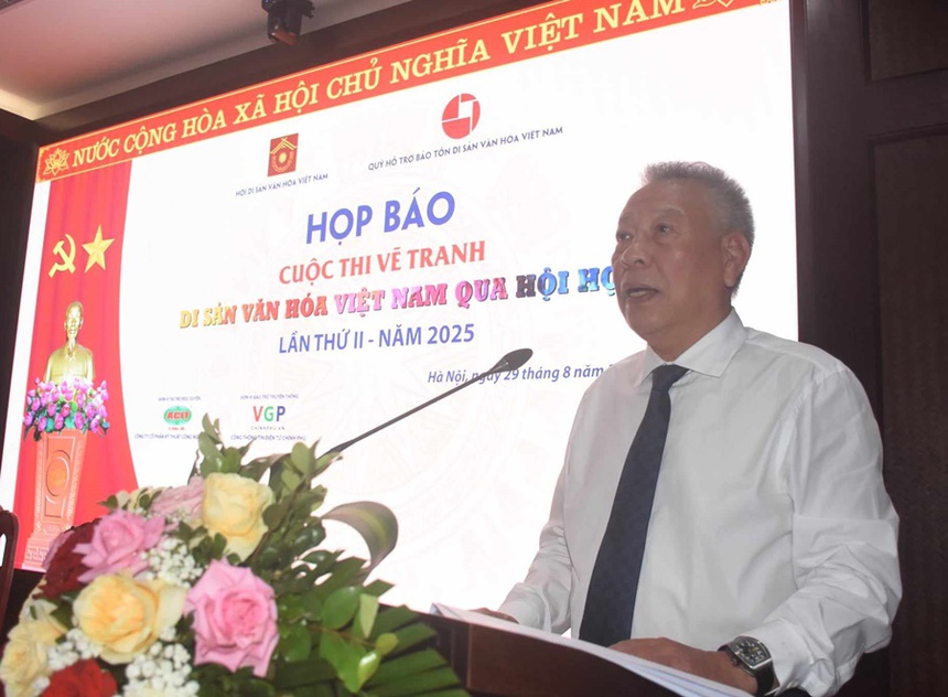 Mở rộng "sân chơi" tại cuộc thi 'Di sản văn hóa Việt Nam qua hội họa' lần 2 - Ảnh 1.