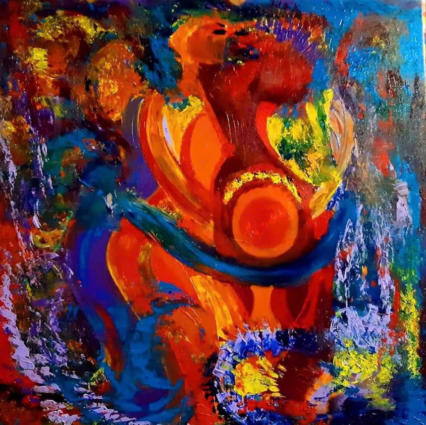 Sắp diễn ra triển lãm "Tương giao" của nữ họa sĩ, diễn viên Quế Chi - Ảnh 7.