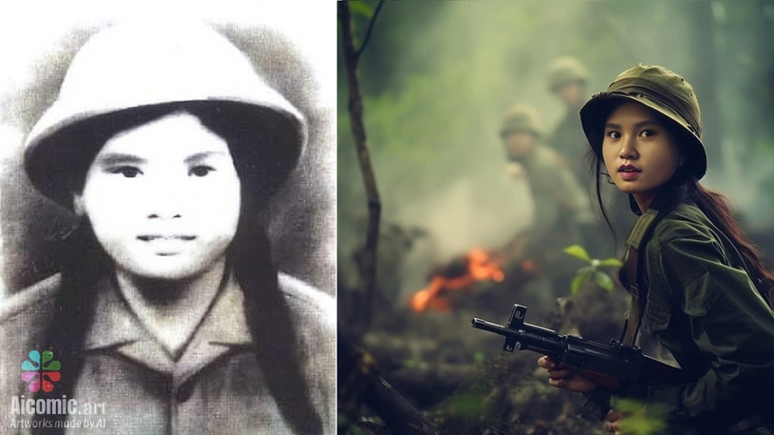 Phục dựng ảnh liệt sĩ bằng công nghệ AI - Ảnh 1. Phục dựng ảnh liệt sĩ bằng công nghệ AI - Ảnh 1.