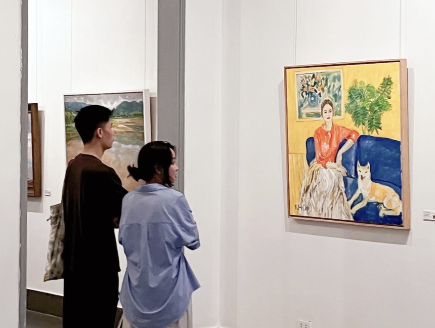 Triển lãm "Gặp gỡ 2024": Một đối thoại ấn tượng về chuyện vẽ của đôi bạn - Ảnh 6.