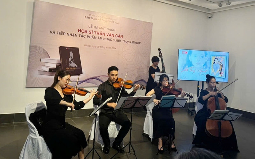Ra mắt sách về danh họa Trần Văn Cẩn và tiếp nhận tác phẩm âm nhạc “Little Thuy’s Minuet” - Ảnh 2.