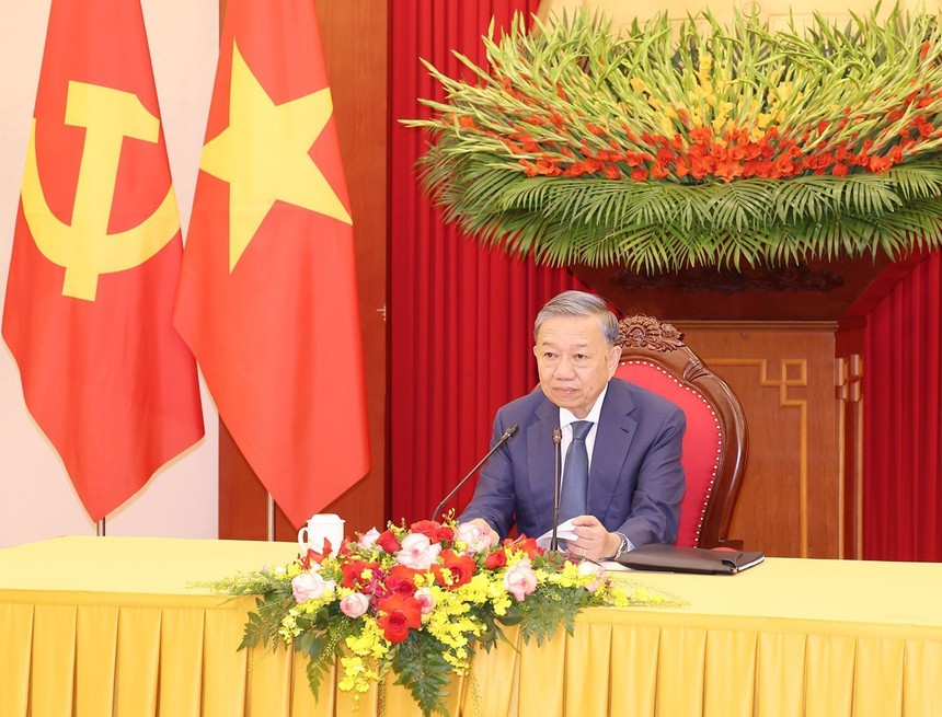 Tổng Bí thư, Chủ tịch nước Tô Lâm điện đàm với Tổng thống LB Nga Vladimir Putin - Ảnh 1.